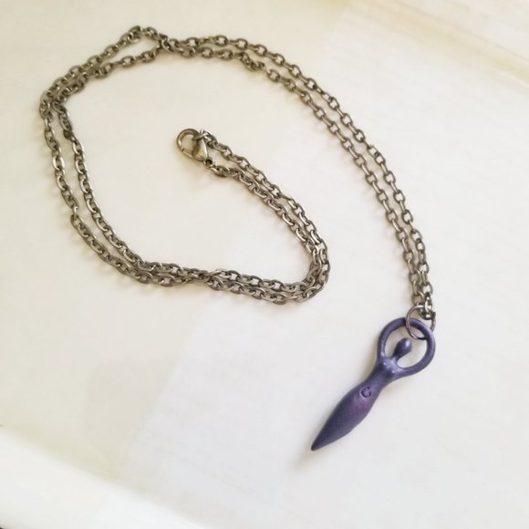 Handmade Goddess Offering Pendant Necklace - Picture 3 of 9